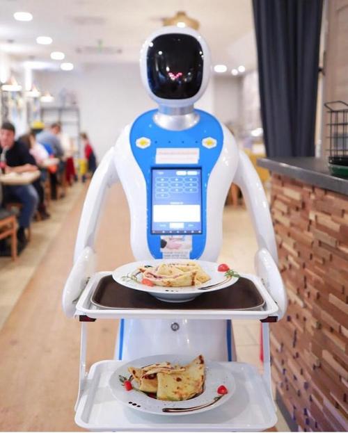 智能餐厅餐桌服务机器人送餐机器人